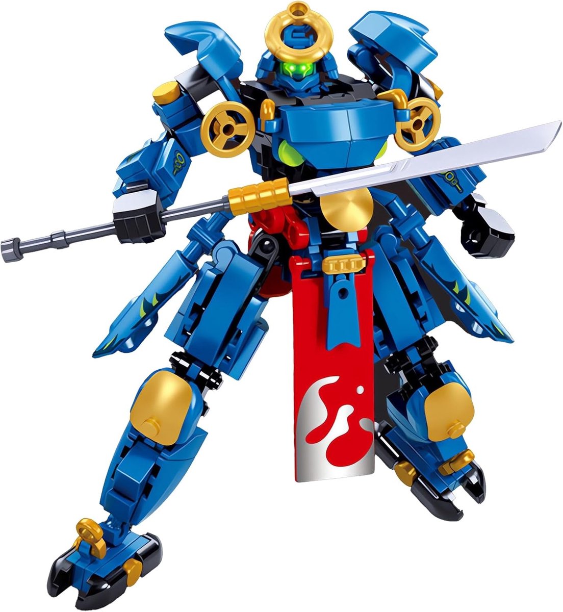   - Exo Suit Mecha Katana strijder bouwset met 1 minifigures | Robot Samurai leger modelbouw | Transformers Classic Creator STEM speelgoed | Educatief bouwpakketten voor volwassenen & kinderen | 230 bloks